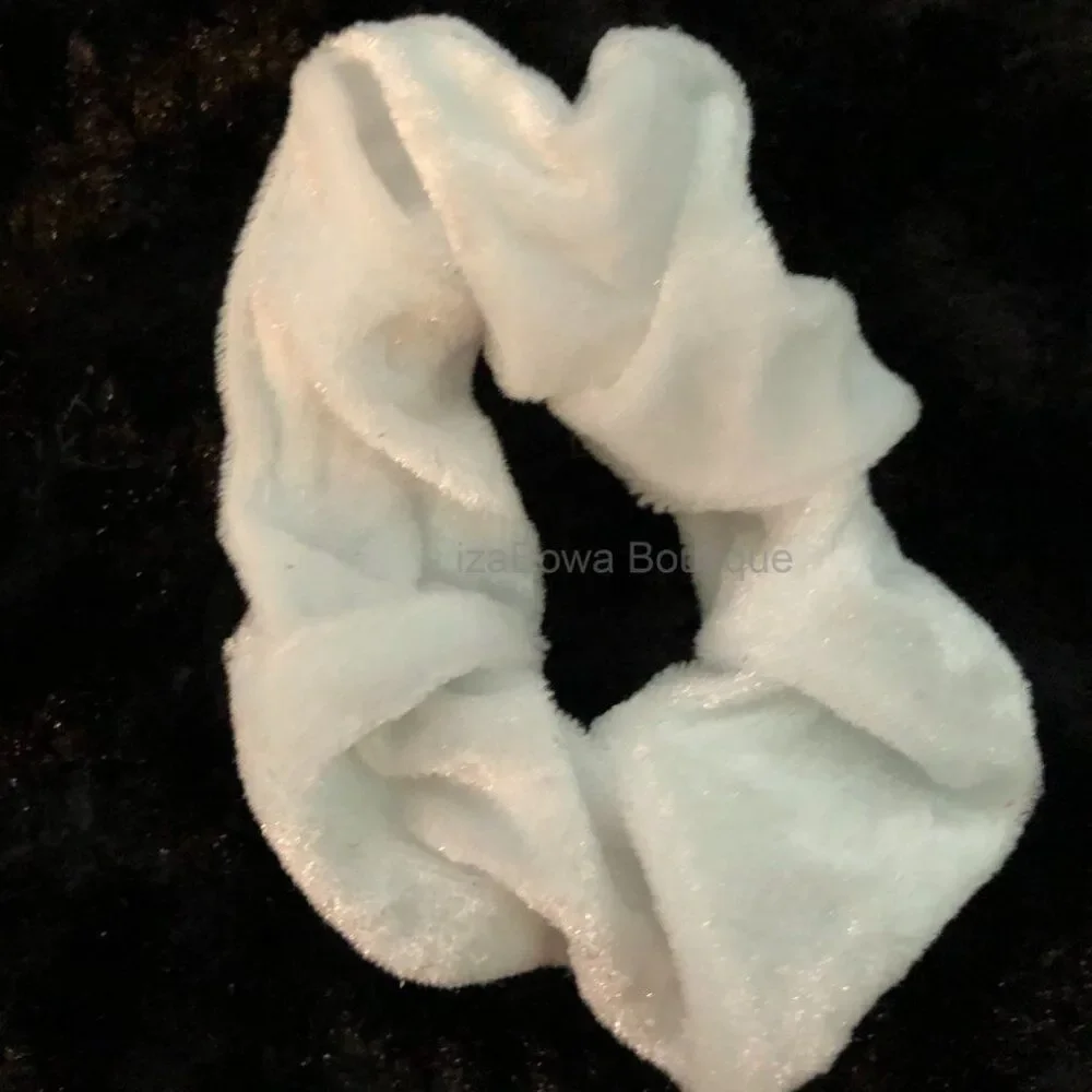 Bundle (6) Satin & Velvet Scrunchie   SC8122  Handmade NWT Boutique